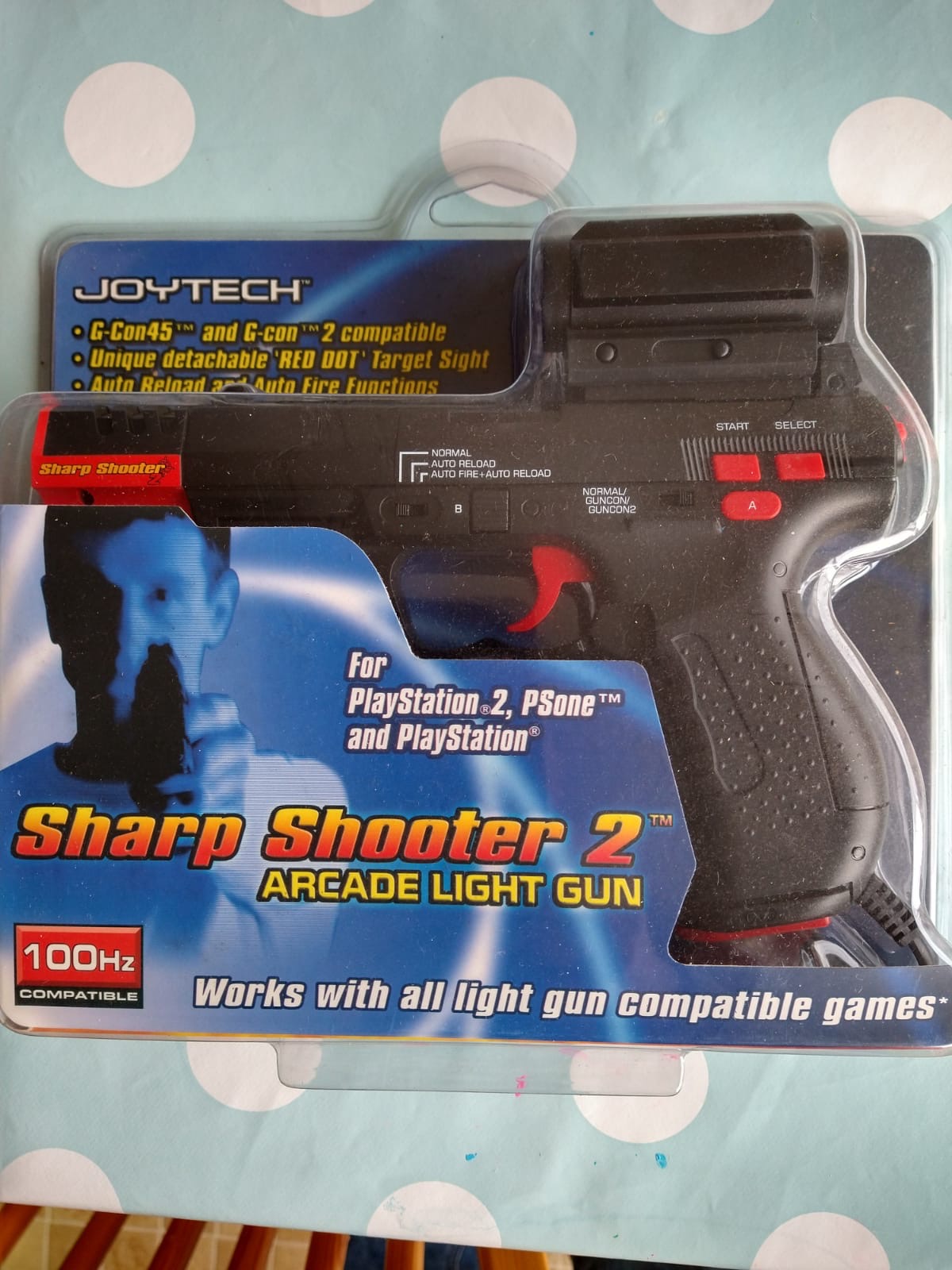 Joytech sharp shooter 2 light phaser for ps2 Joytech sharp shooter 2 light phaser for ps2